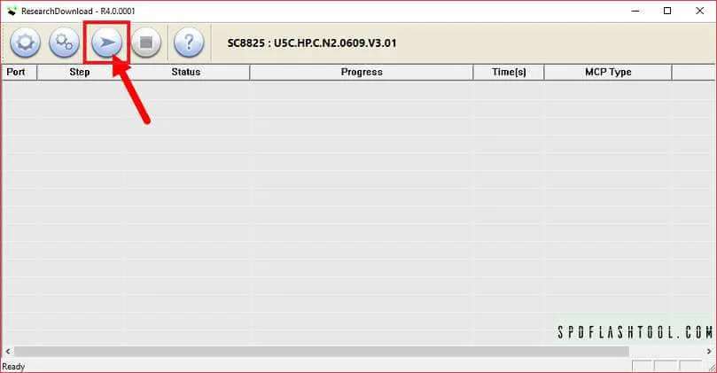 spd upgrade tool proceso start